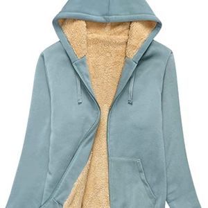 SWISSWELL Hoodies for Women Winter Fleece Sweatshirt - Full Zip Up Thick Sherpa